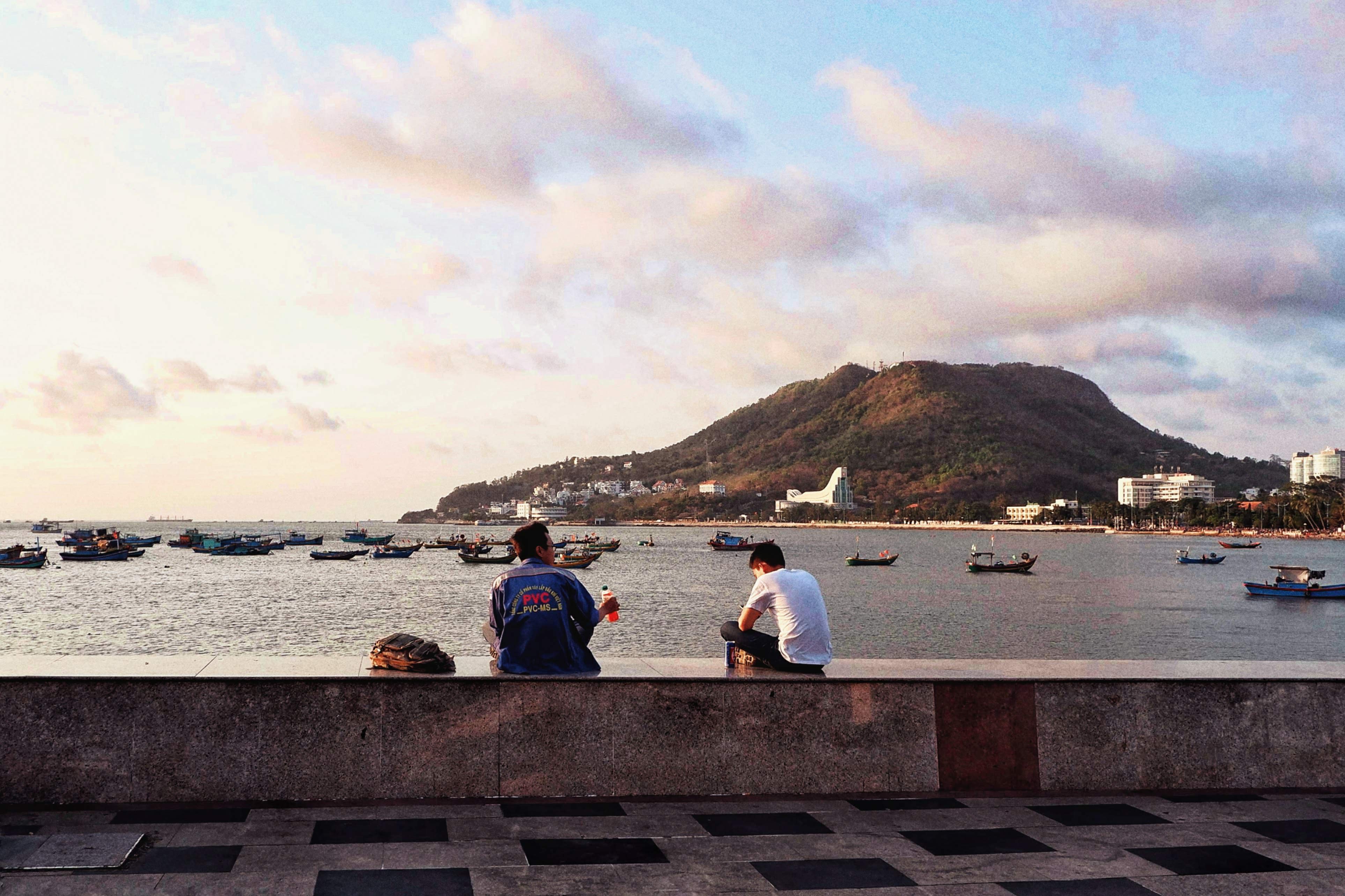 Hoàng hôn trên biển Vũng Tàu